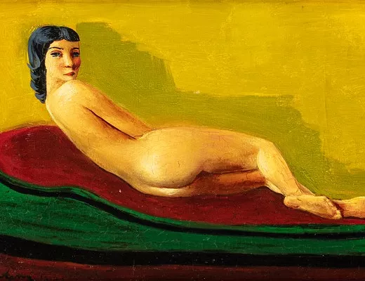 nu au canapé